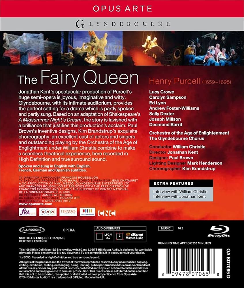 その他 Henry Purcell: The Fairy Queen [Blu-ray] [Import] wyw801m Amazon.com: Fairy Queen [Blu-ray] : William Christie, Lucy